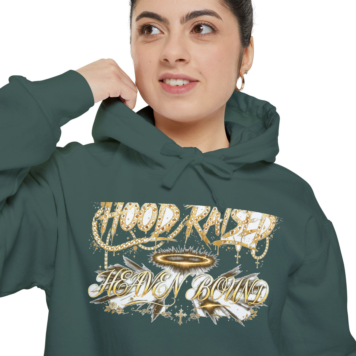 Hood Raised Heaven Bound Hoodie