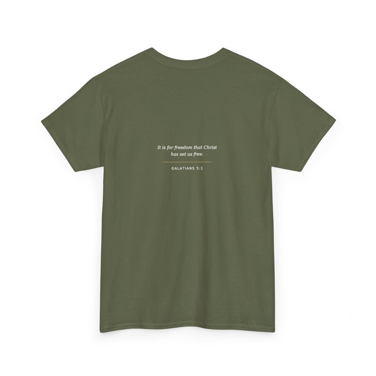 Chain Breaker Christian Graphic T-Shirt – Galatians 5:1 Bible Verse