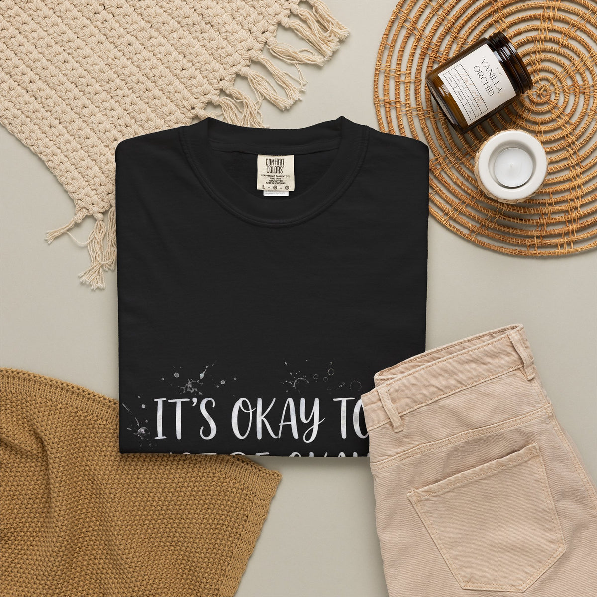 It's Okay to Not Be Okay – Semicolon T-Shirt