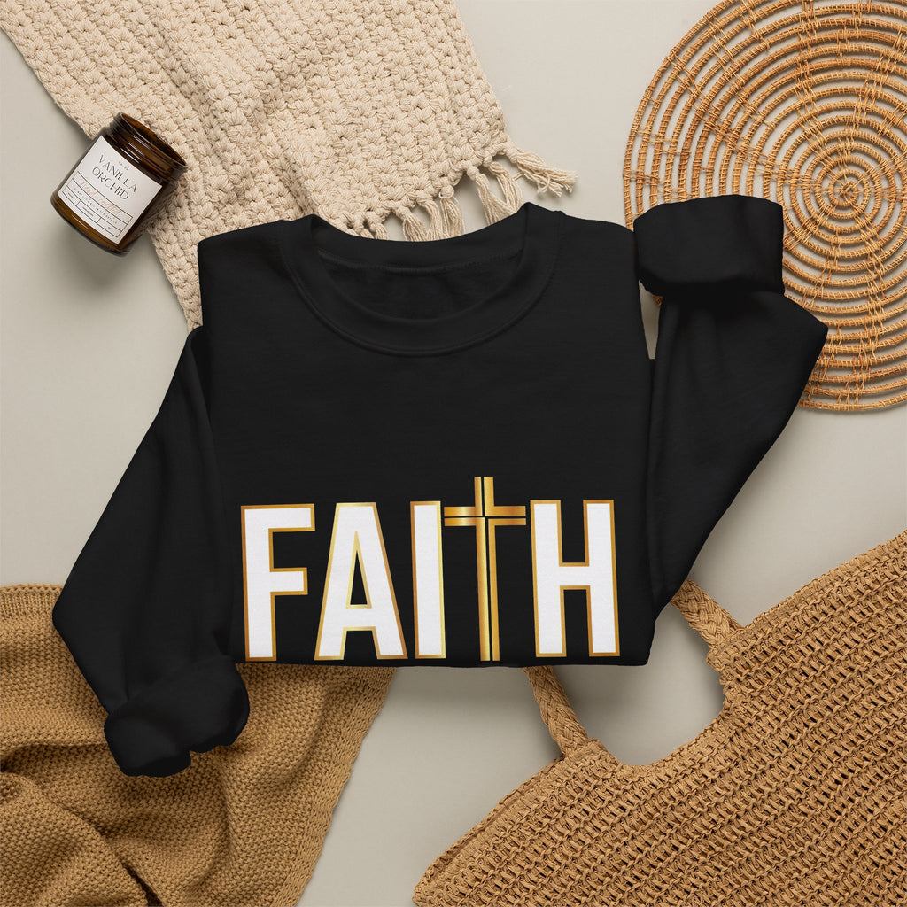 Faith Over Fear – Christian Crewneck Sweatshirt