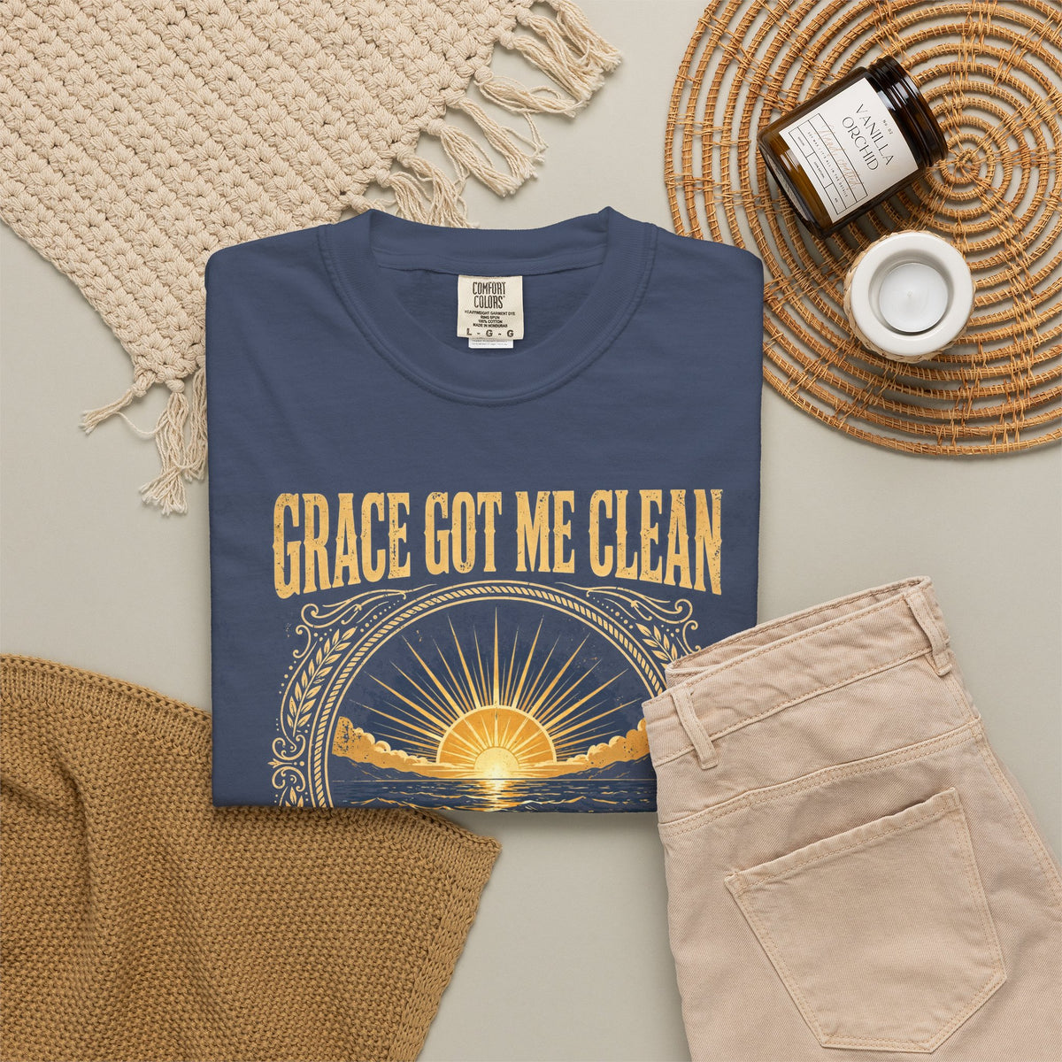 Grace Got Me Clean – Recovery T-Shirt