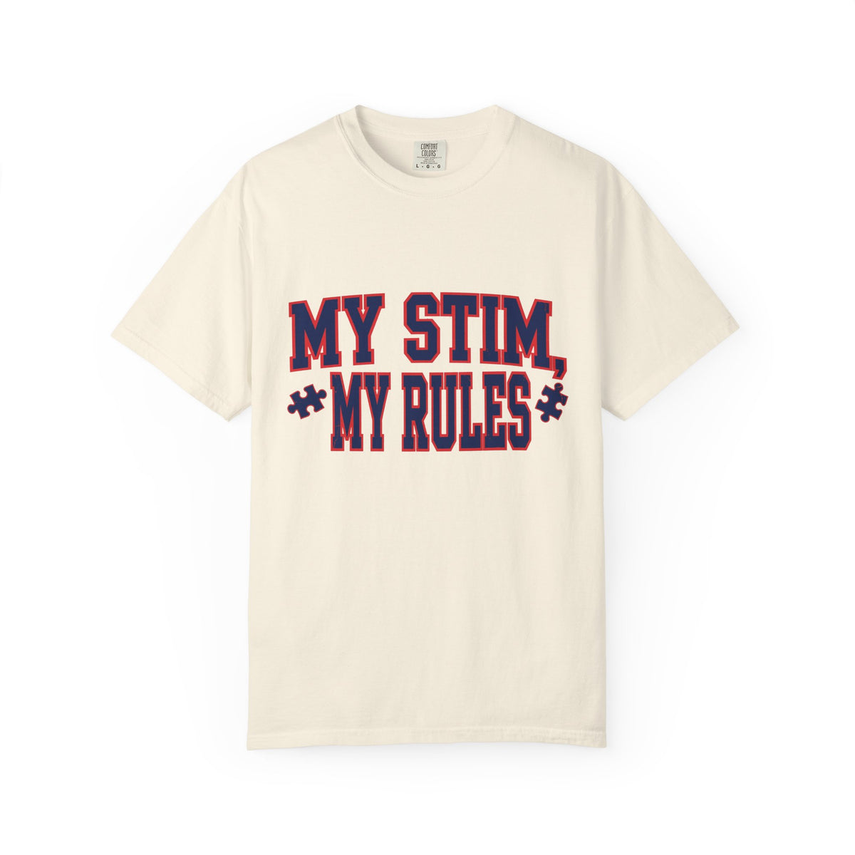 My Stim My Rules Varsity – Autism Awareness T-Shirt