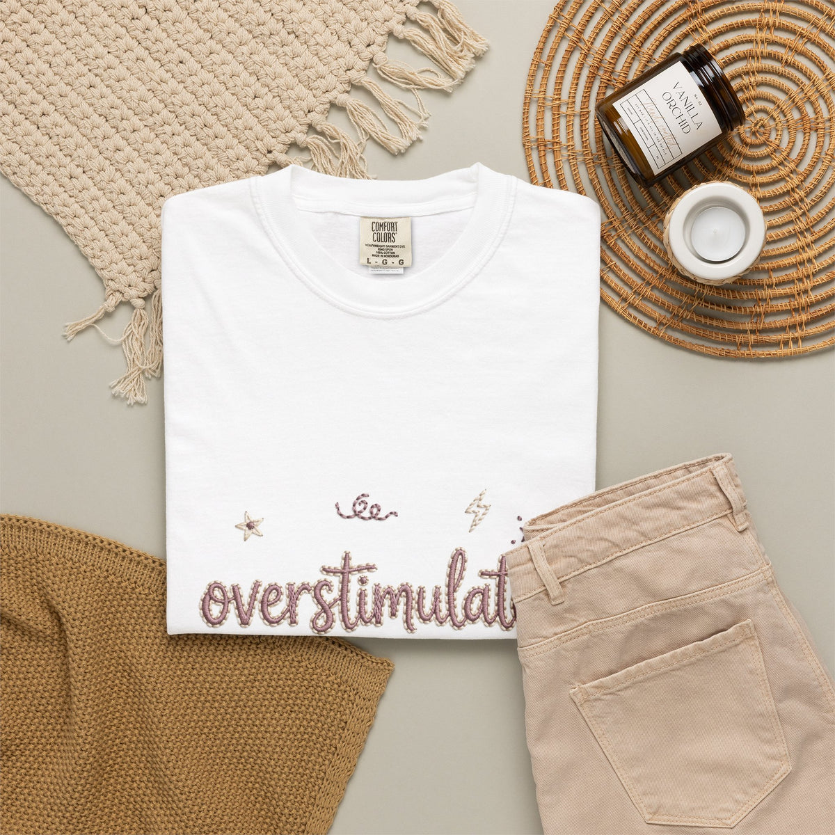 Overstimulated – Funny Anxiety T-Shirt