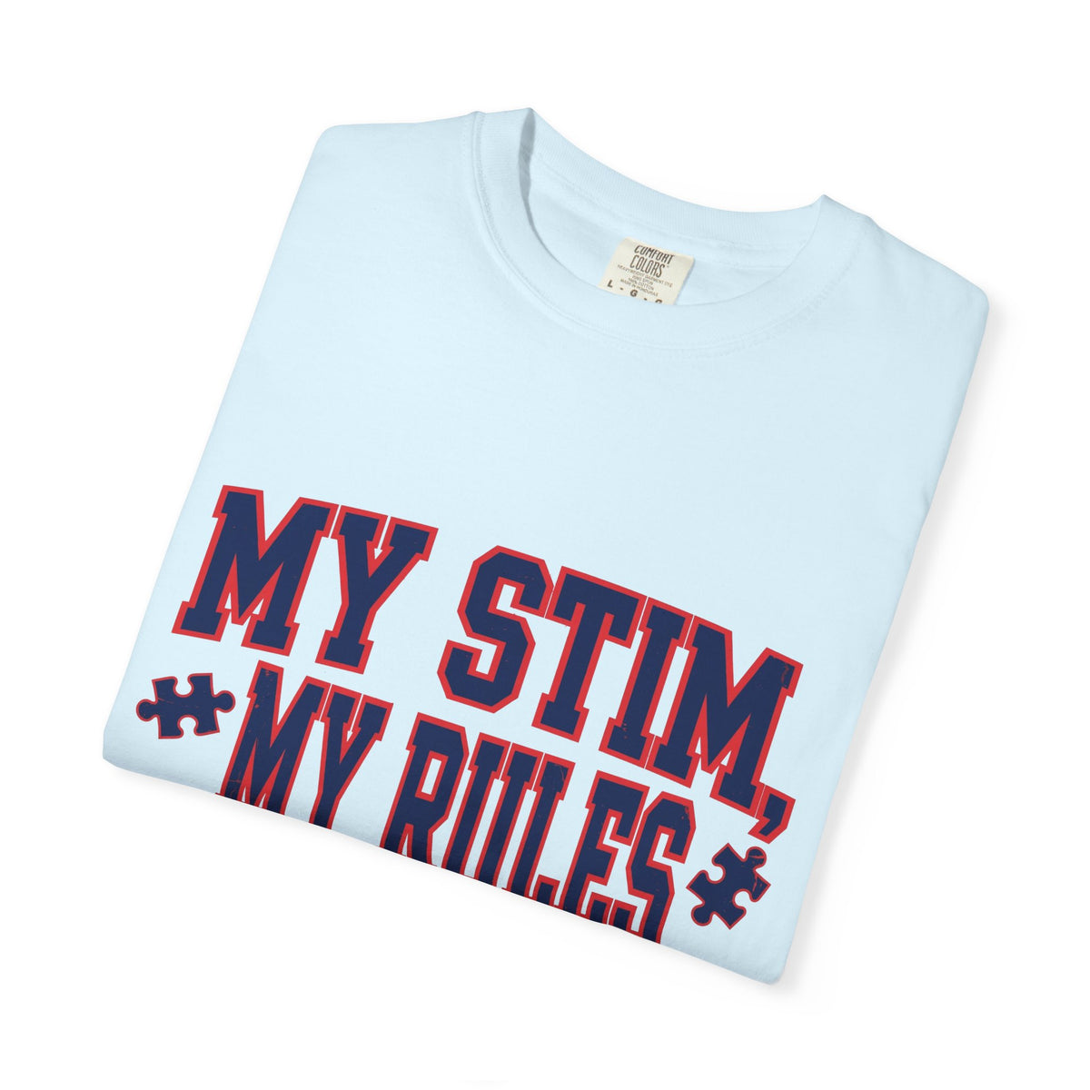 My Stim My Rules Varsity – Autism Awareness T-Shirt
