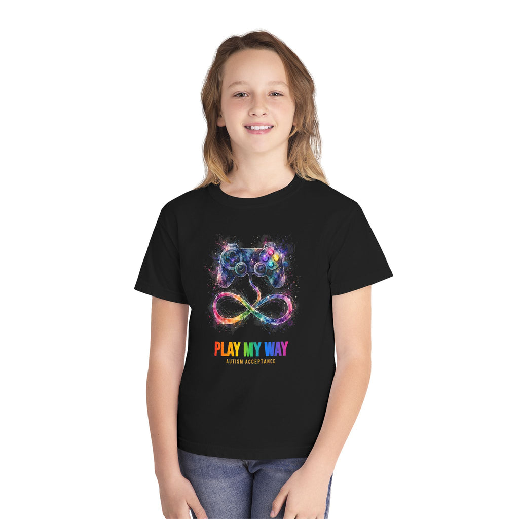 Play My Way – Autism Acceptance Kids' T-Shirt