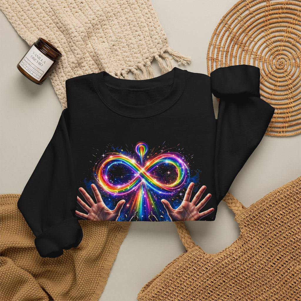 Different Not Less – Autism Acceptance Crewneck Sweatshirt