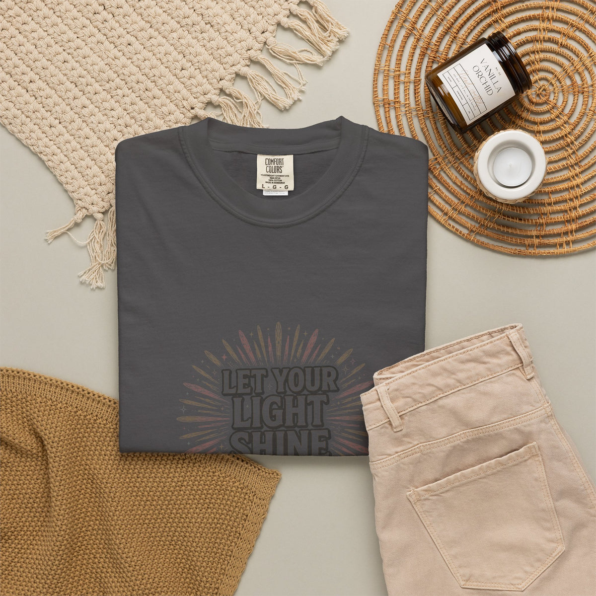 Let Your Light Shine — Matthew 5:16 – Christian T-Shirt