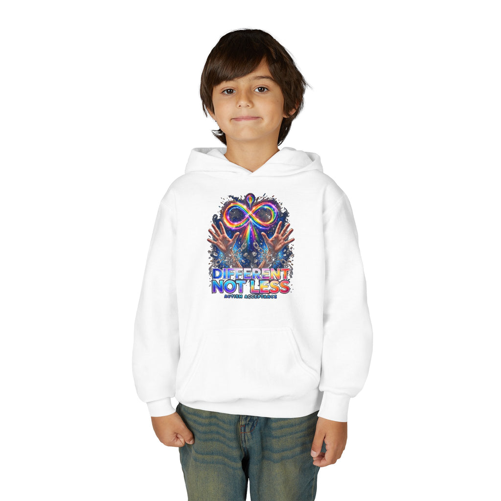 Different Not Less – Autism Acceptance Kids' Hoodie