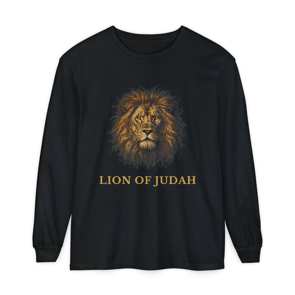 Lion of Judah – Christian Long-Sleeve T-Shirt
