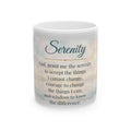 Serenity Prayer Mug — Sunrise Watercolor