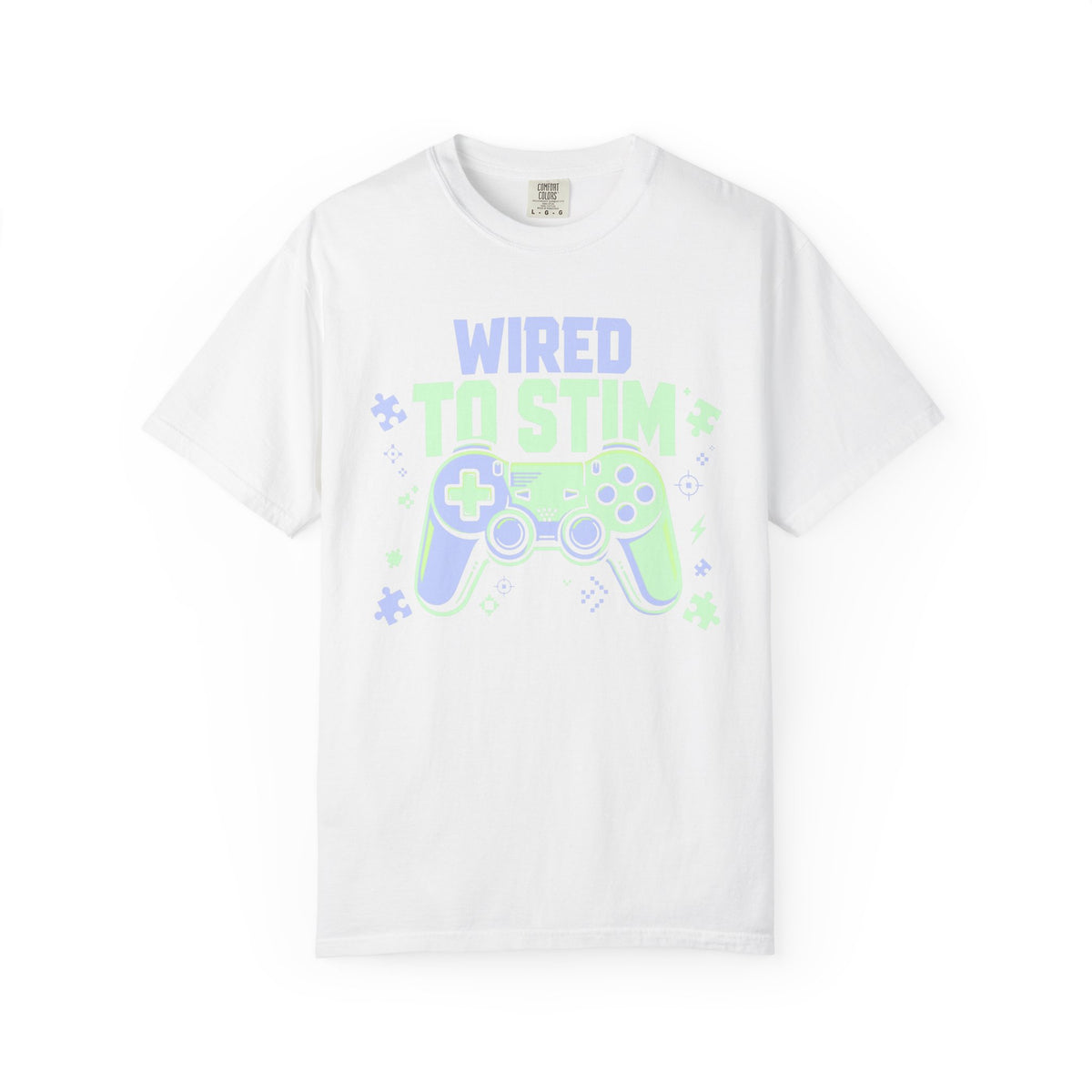 Wired to Stim Gamer – Autism Awareness T-Shirt