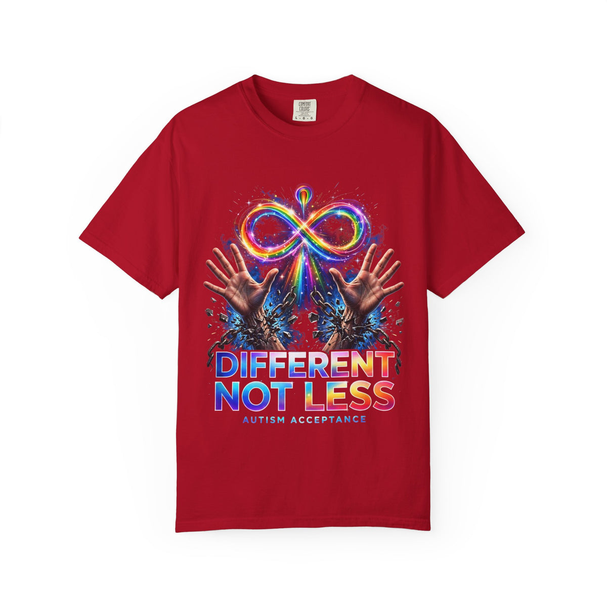 Different Not Less Autism Acceptance T-Shirt