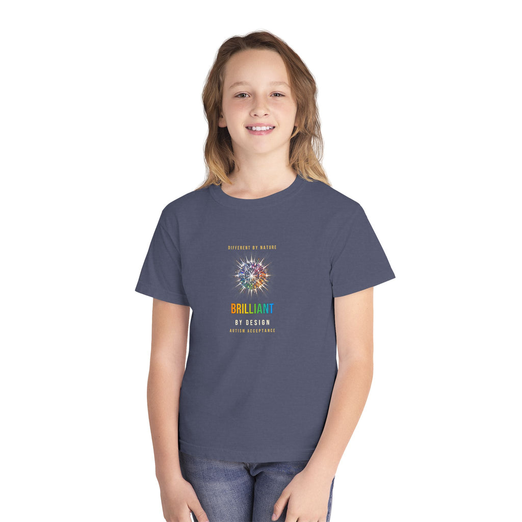 Brilliant By Design – Autism Acceptance Kids' T-Shirt