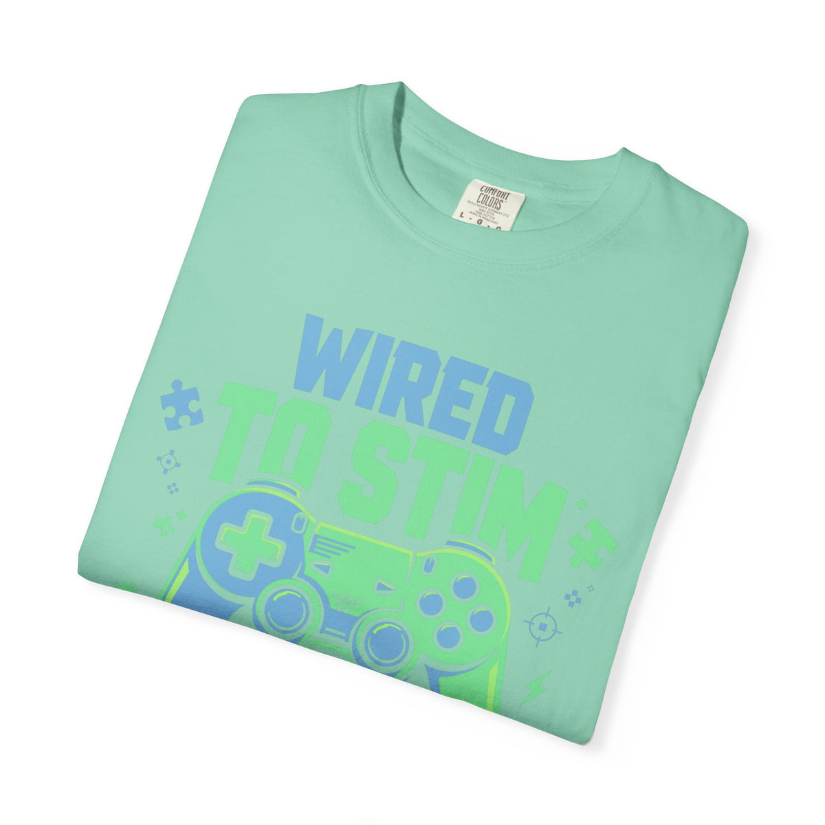 Wired to Stim Gamer – Autism Awareness T-Shirt