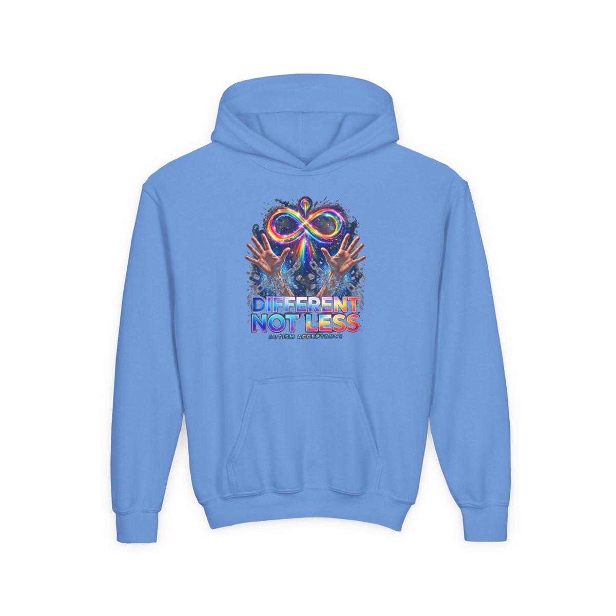 Different Not Less – Autism Acceptance Kids' Hoodie