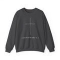 Walk By Faith – Minimalist Cross Crewneck Sweatshirt