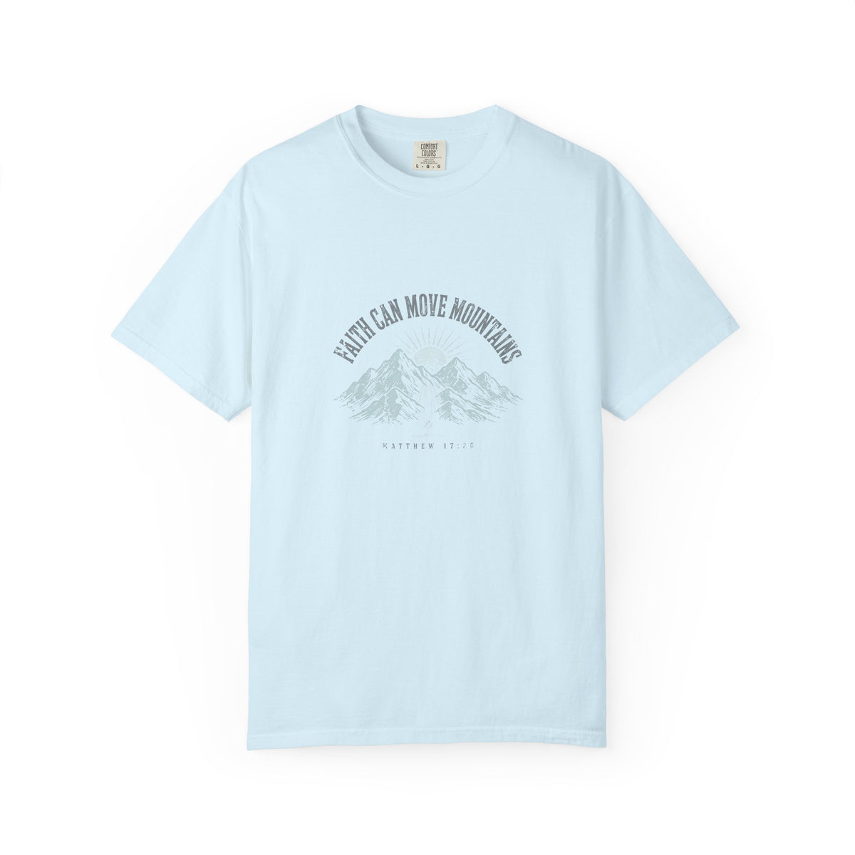 Faith Can Move Mountains – Matthew 17:20 Christian T-Shirt