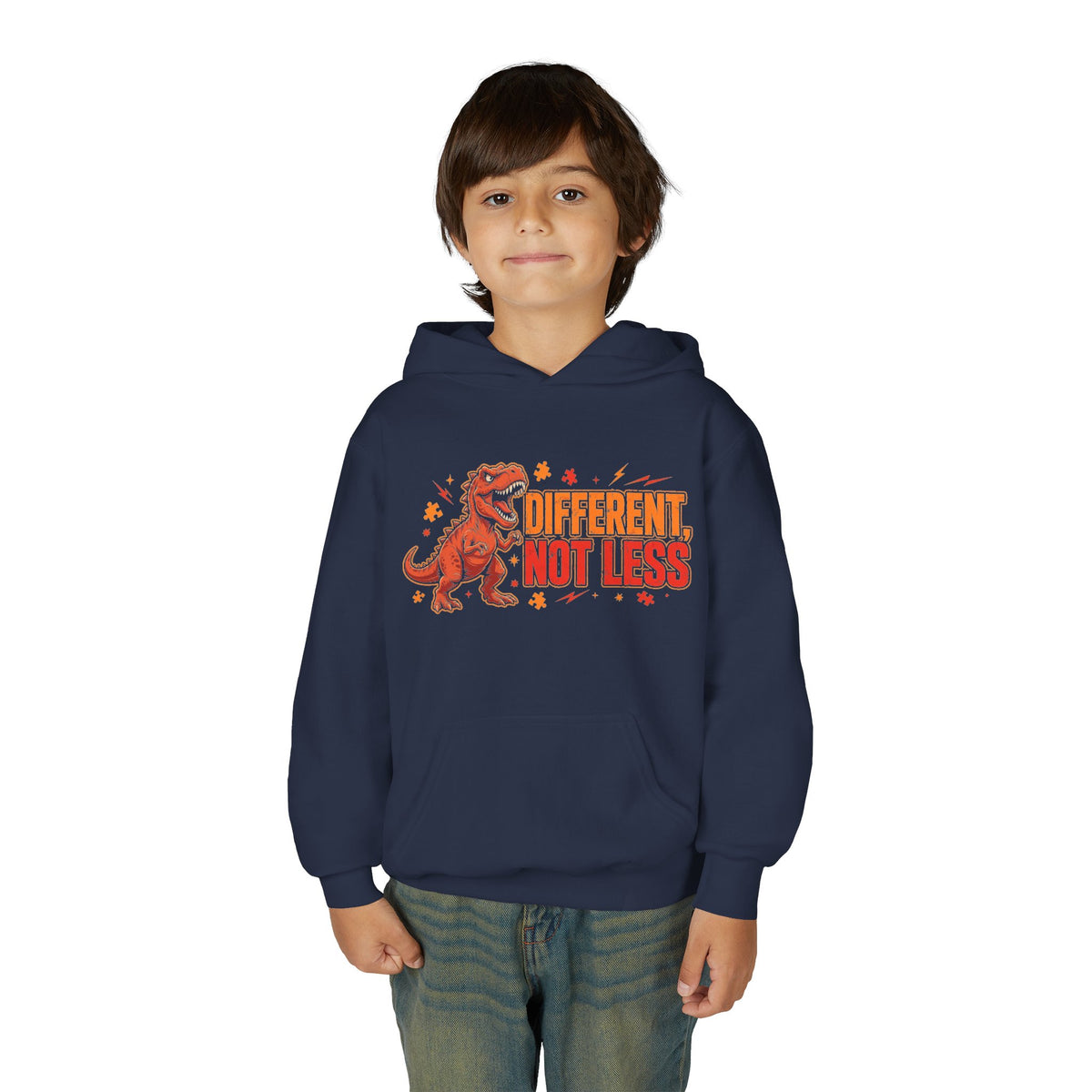 Different Not Less T-Rex – Kids' Hoodie