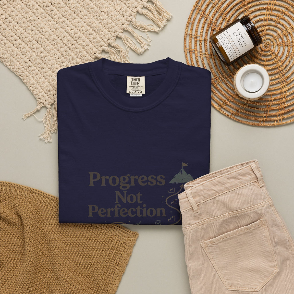 Progress Not Perfection – Mental Health T-Shirt