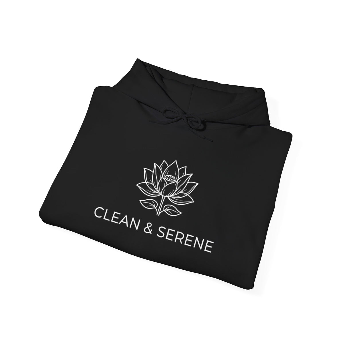 Clean & Serene Lotus Hoodie