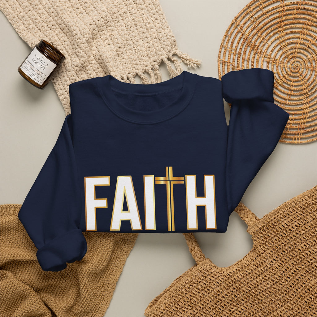 Faith Over Fear – Christian Crewneck Sweatshirt