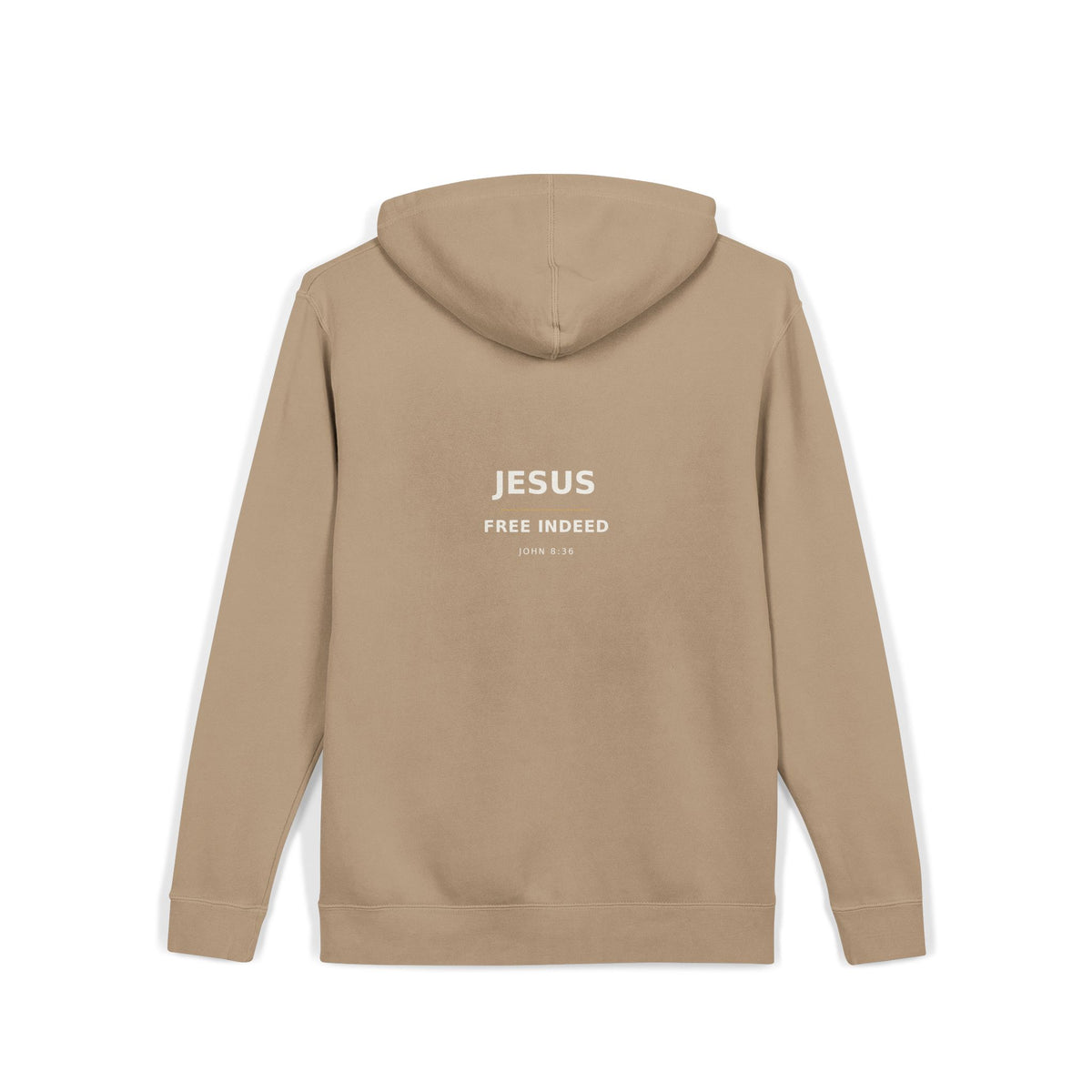 Jesus Free Indeed Christian Faith Hoodie