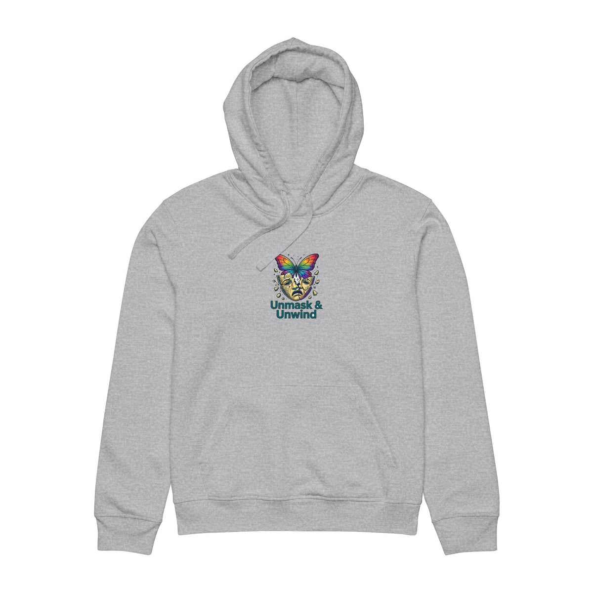 Unmask & Unwind Butterfly Graphic Hoodie