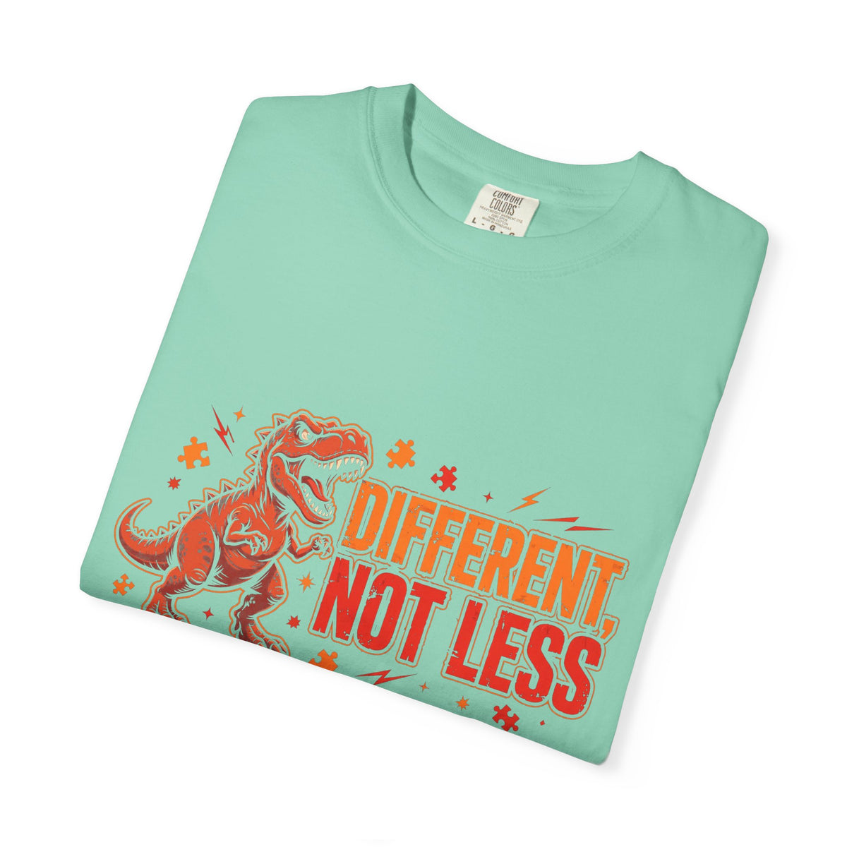 Different Not Less T-Rex – Autism Awareness T-Shirt