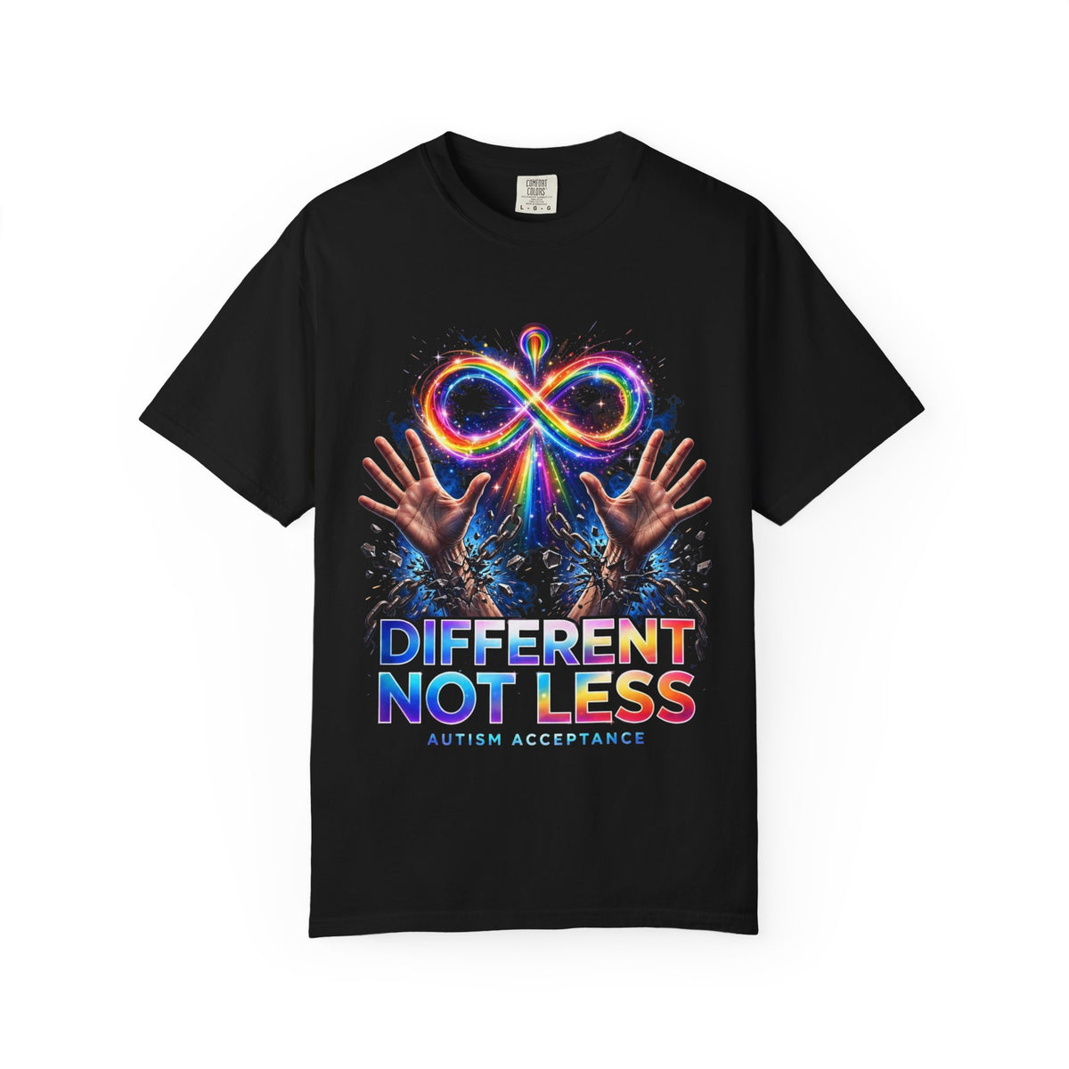 Different Not Less Autism Acceptance T-Shirt