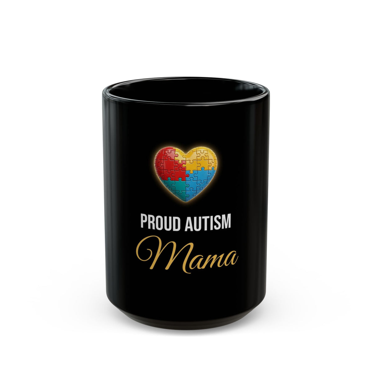 Proud Autism Mama — Black Mug