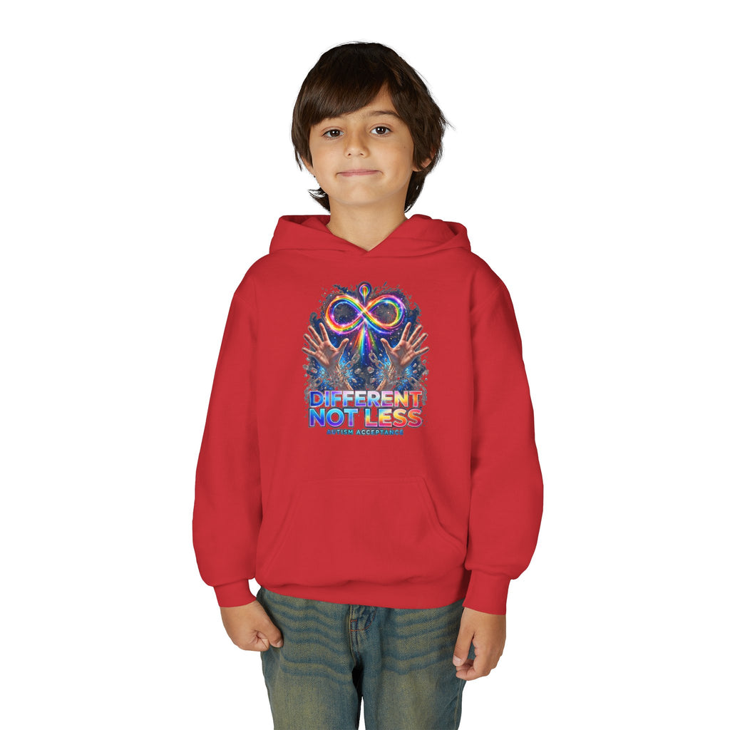 Different Not Less – Autism Acceptance Kids' Hoodie