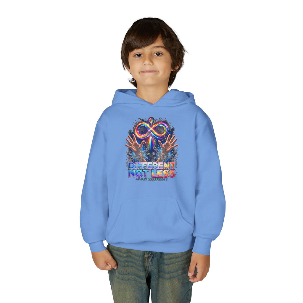 Different Not Less – Autism Acceptance Kids' Hoodie