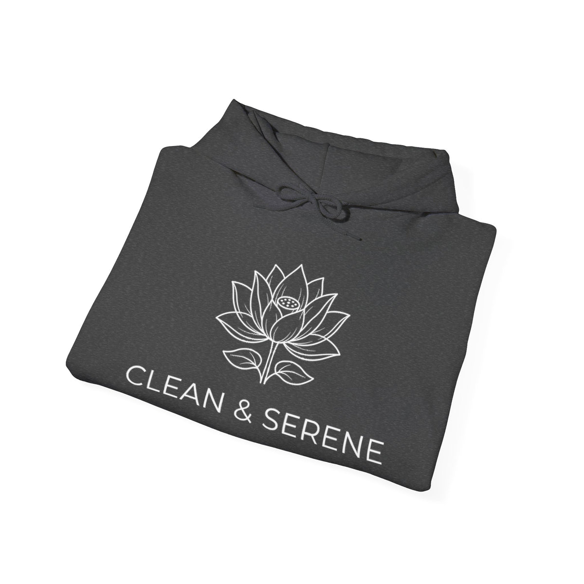 Clean & Serene Lotus Hoodie