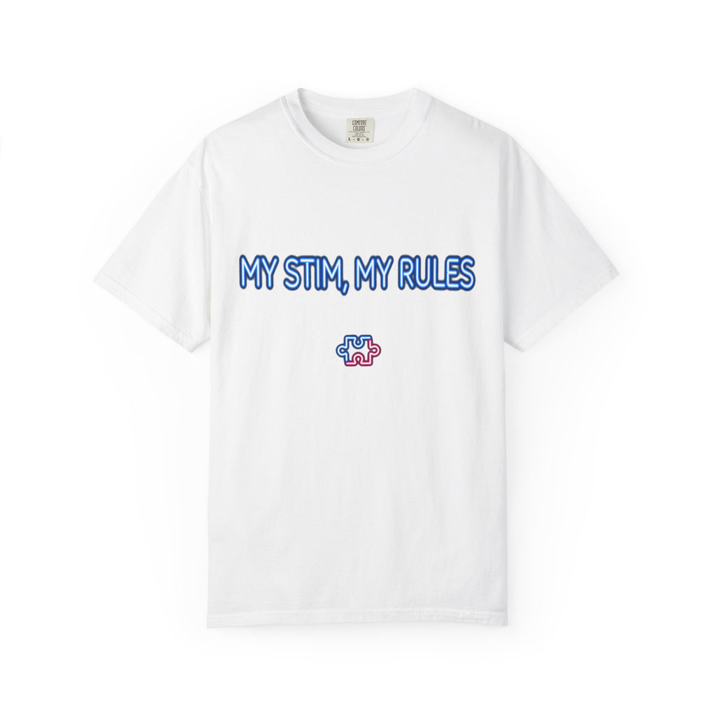 My Stim My Rules Neon – Autism Awareness T-Shirt