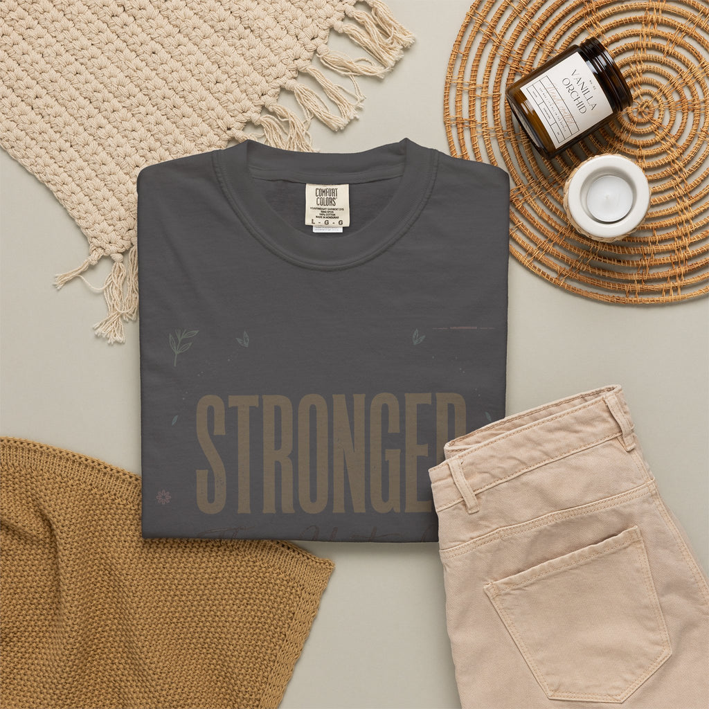 Stronger Than Yesterday – Mental Health T-Shirt