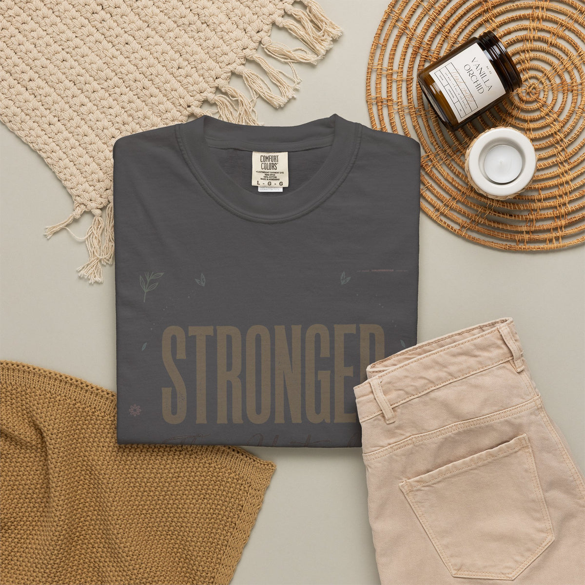 Stronger Than Yesterday – Mental Health T-Shirt