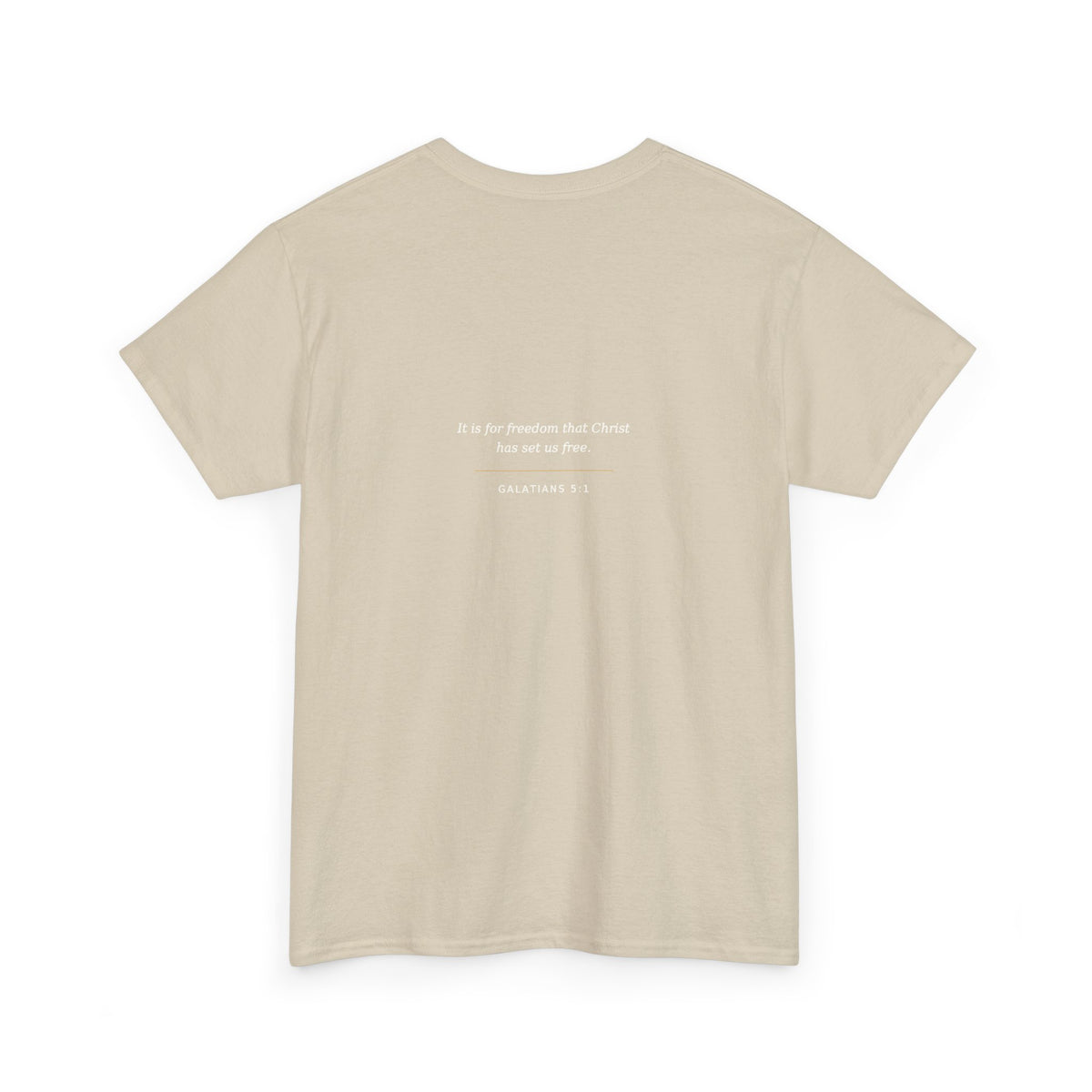 Chain Breaker Christian Graphic T-Shirt – Galatians 5:1 Bible Verse