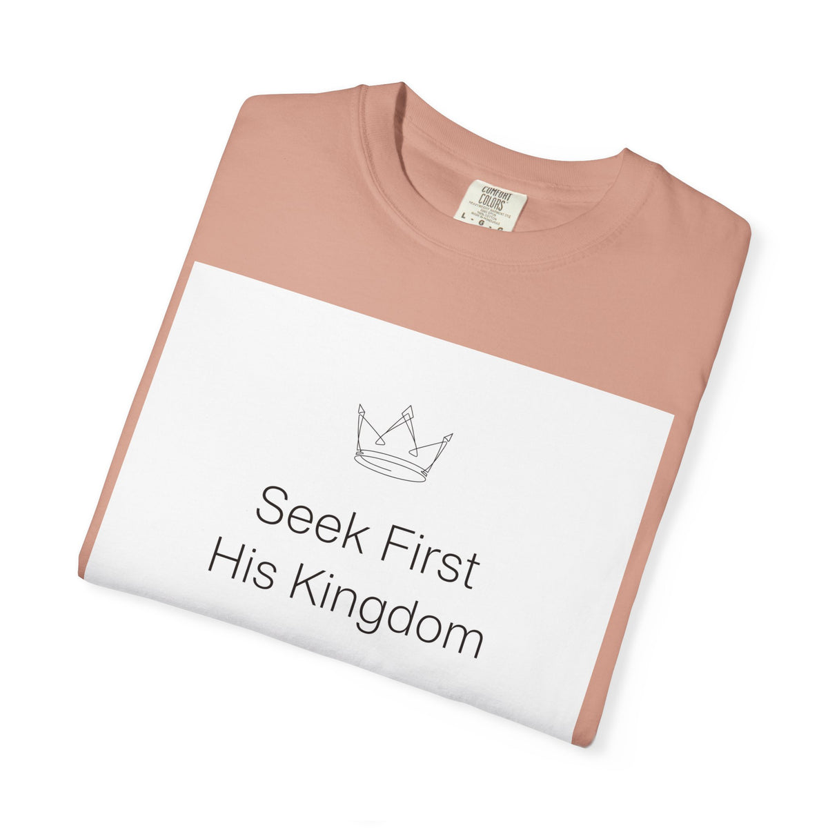Seek First His Kingdom – Matthew 6:33 Christian T-Shirt