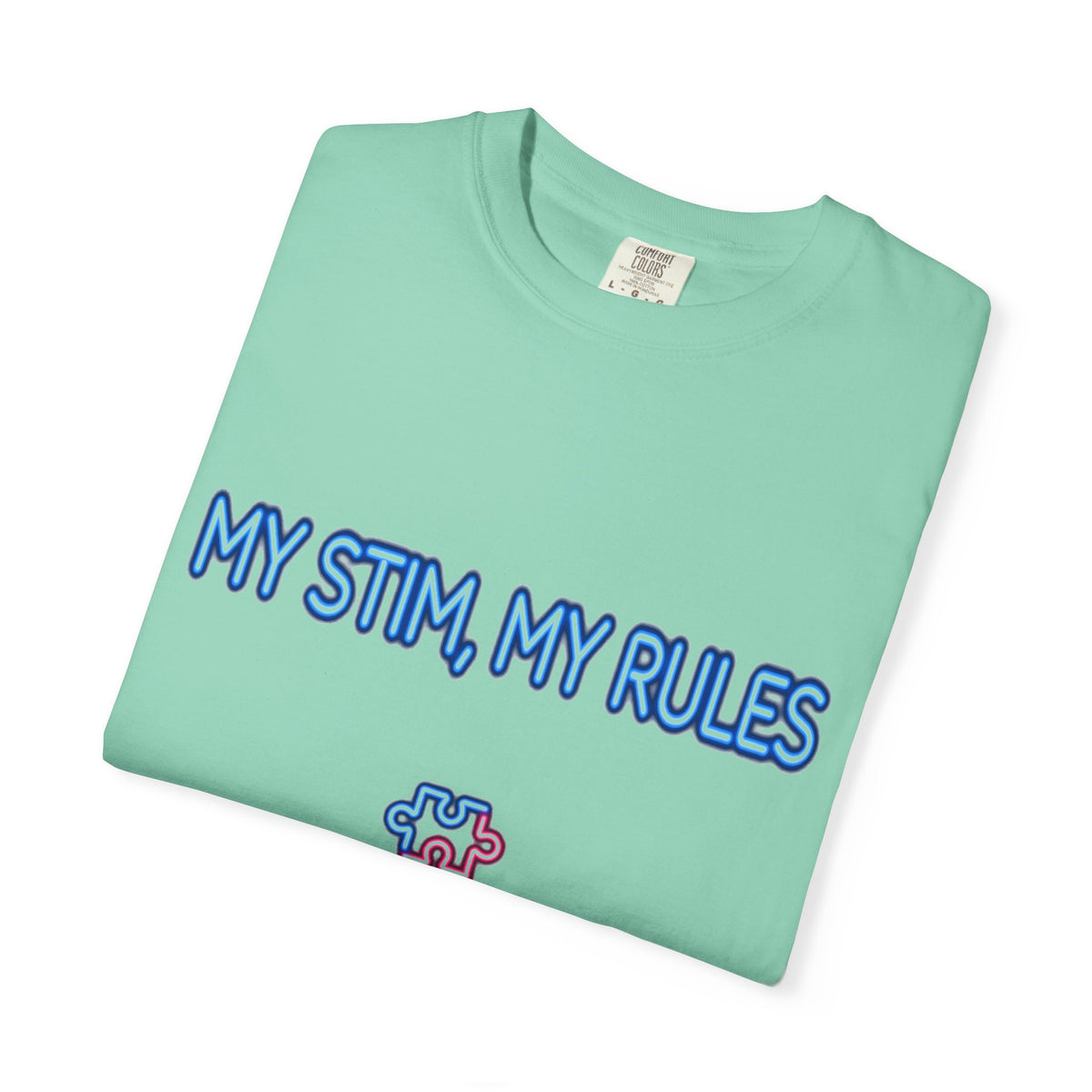 My Stim My Rules Neon – Autism Awareness T-Shirt