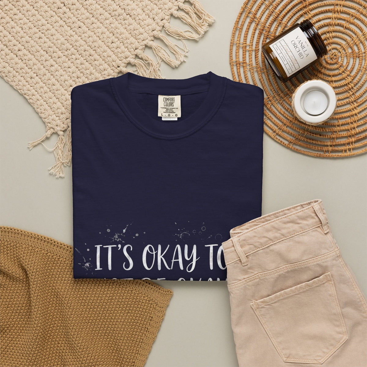 It's Okay to Not Be Okay – Semicolon T-Shirt
