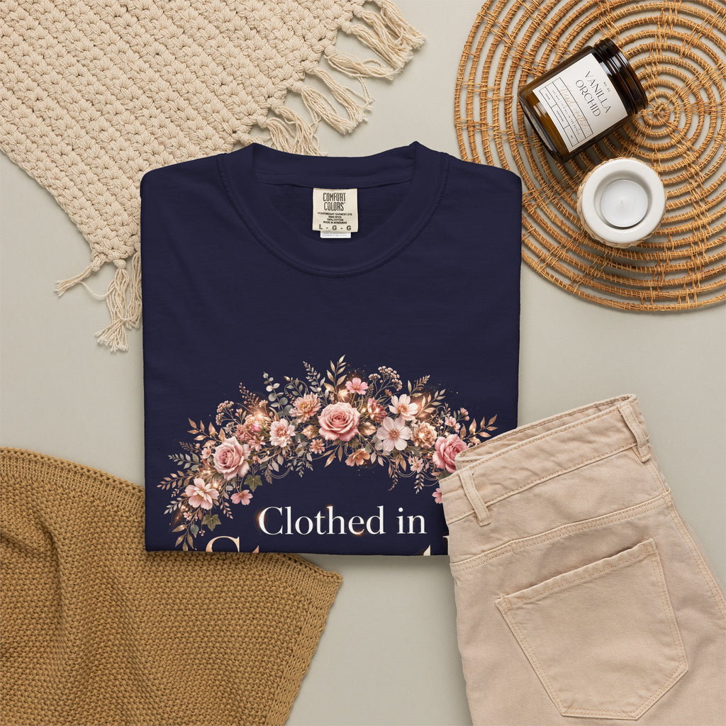 Clothed In Strength – Christian T-Shirt