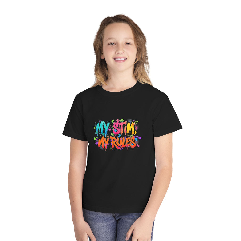 My Stim, My Rules – Autism Awareness Kids T-Shirt