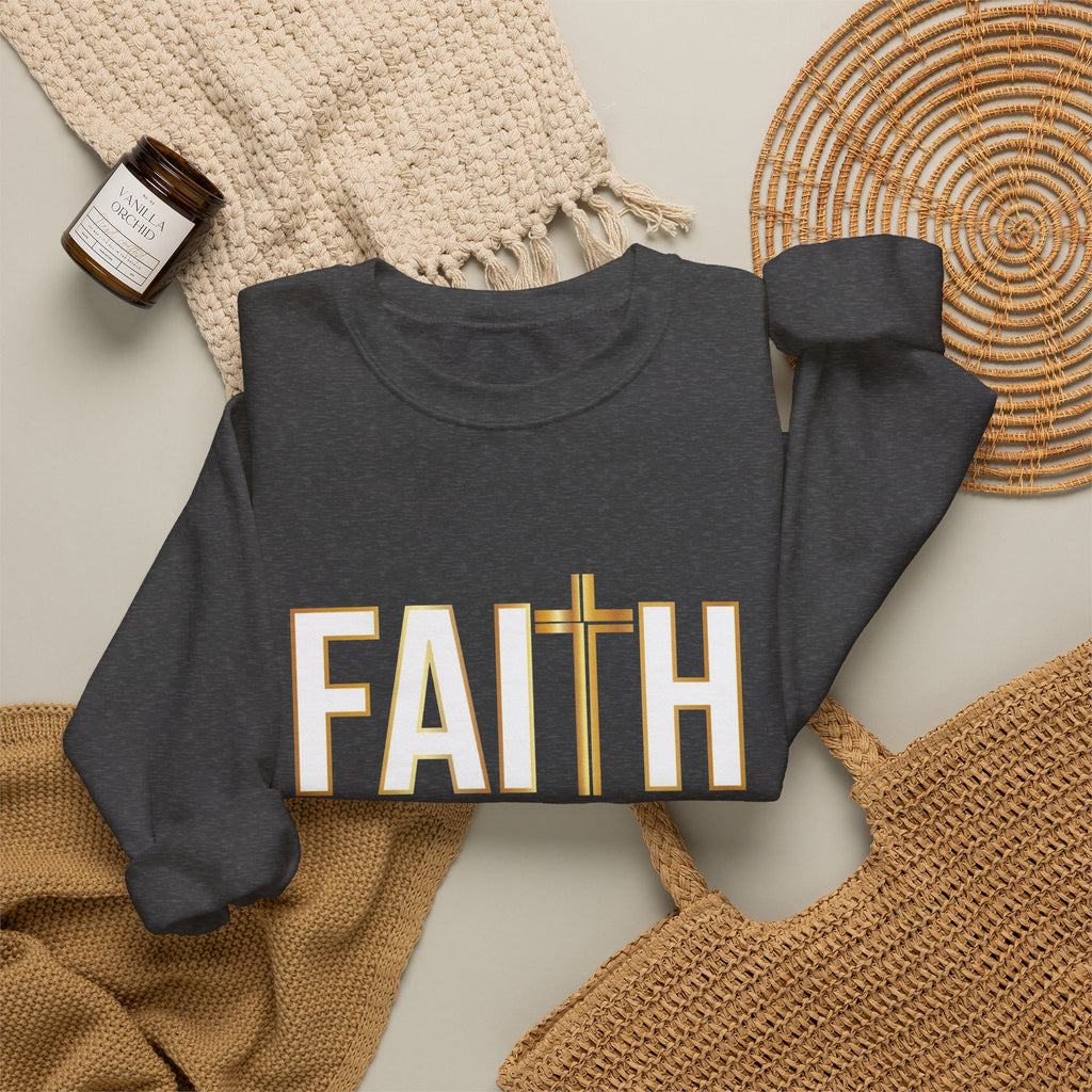 Faith Over Fear – Christian Crewneck Sweatshirt