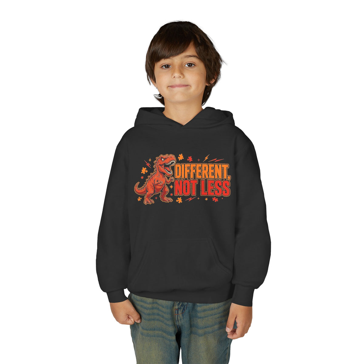 Different Not Less T-Rex – Kids' Hoodie