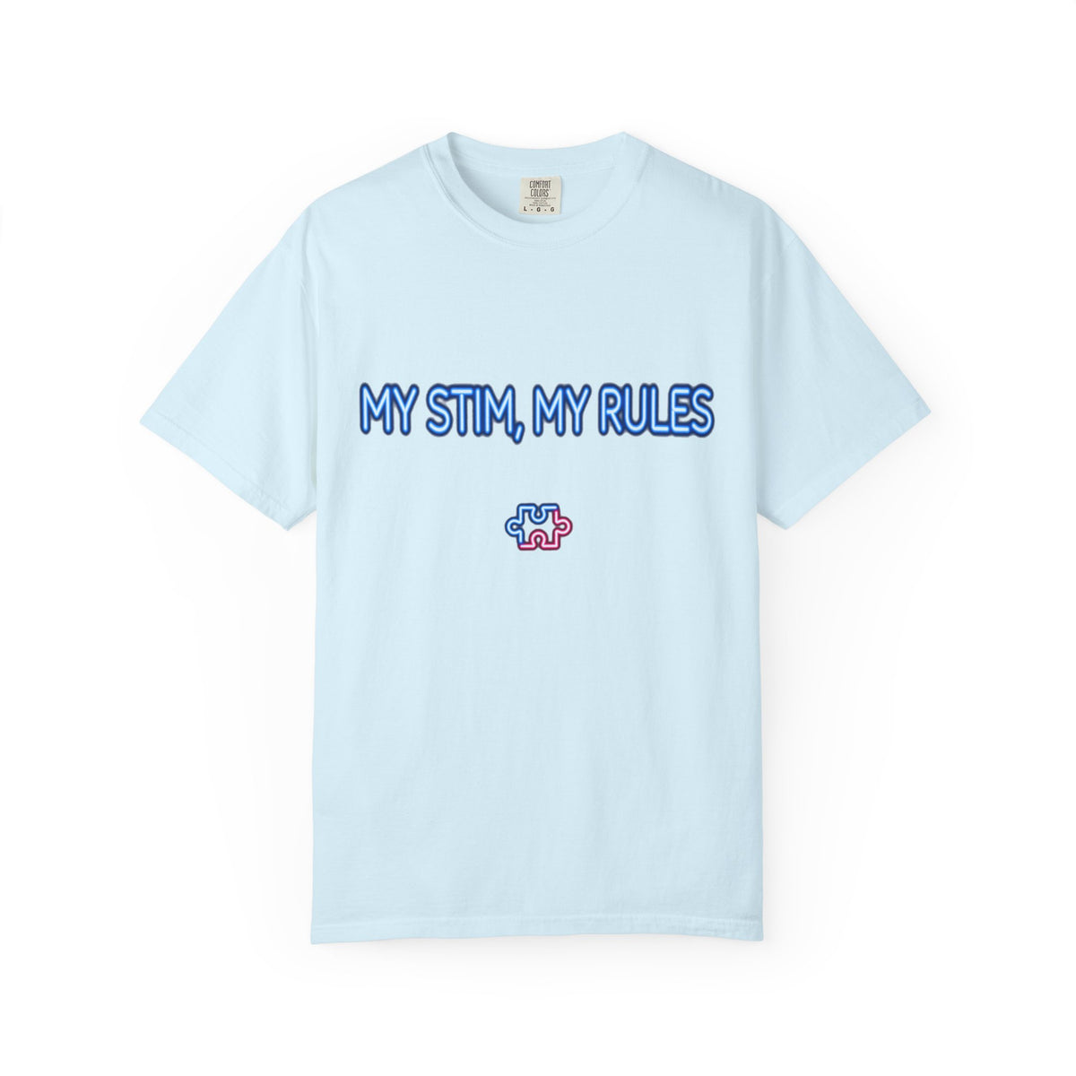 My Stim My Rules Neon – Autism Awareness T-Shirt