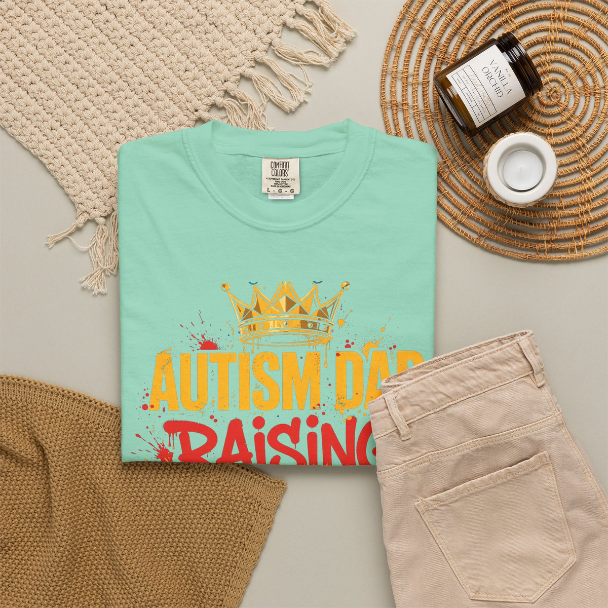 Autism Dad Raising Royalty – Autism Awareness T-Shirt