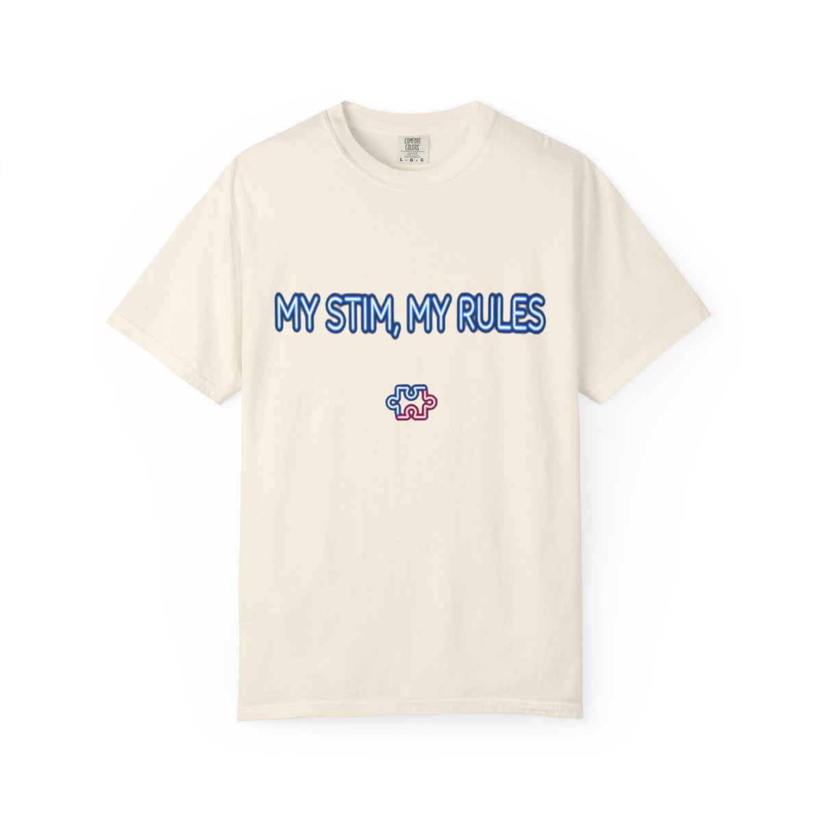 My Stim My Rules Neon – Autism Awareness T-Shirt