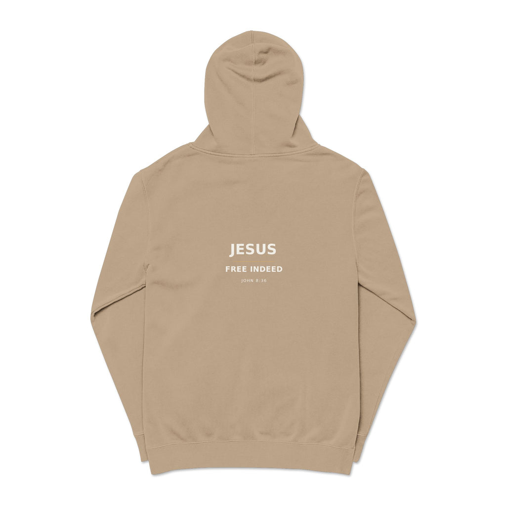 Jesus Free Indeed Christian Faith Hoodie