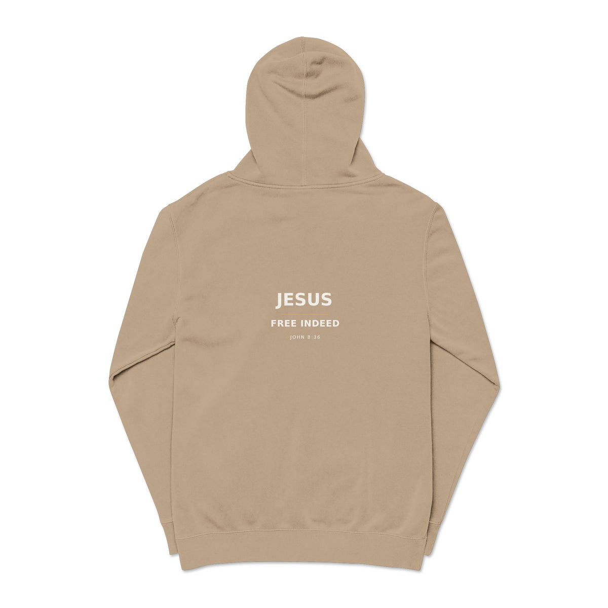 Jesus Free Indeed Christian Faith Hoodie