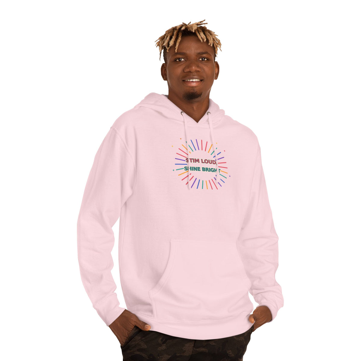 Stay Loud, Shine Bright Inspirational Hoodie